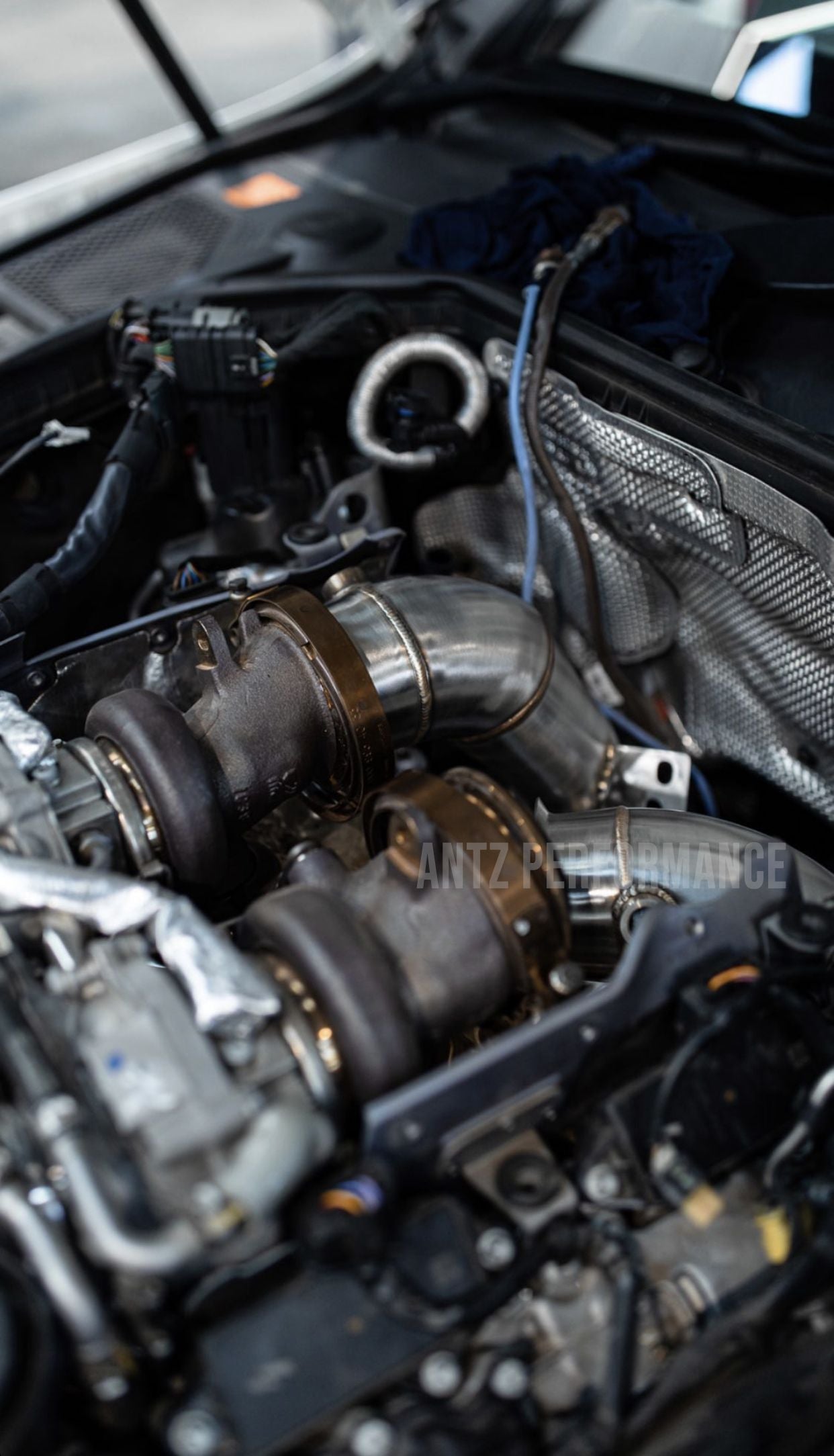 Mercedes Benz 2015+ C63 Performance Downpipes C63S AMG Down pipe Catless C Class