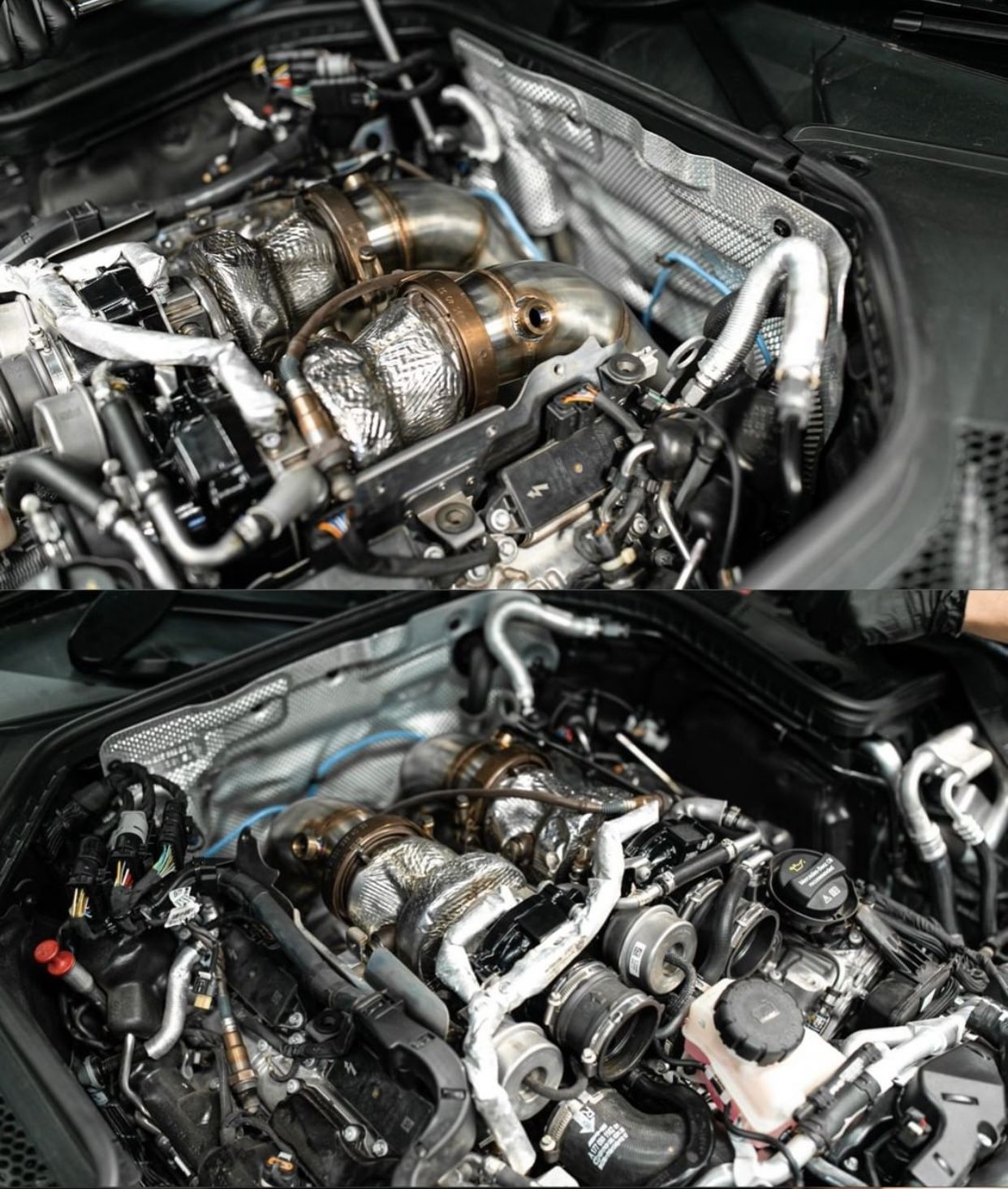 Mercedes Benz 2015+ C63 Performance Downpipes C63S AMG Down pipe Catless C Class