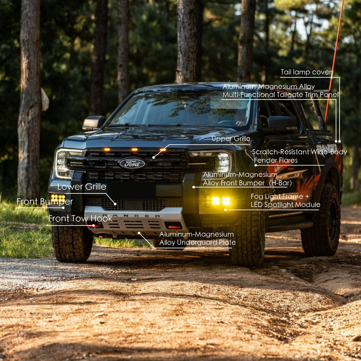 Stealth Bumper Kit (Next Gen Ranger)