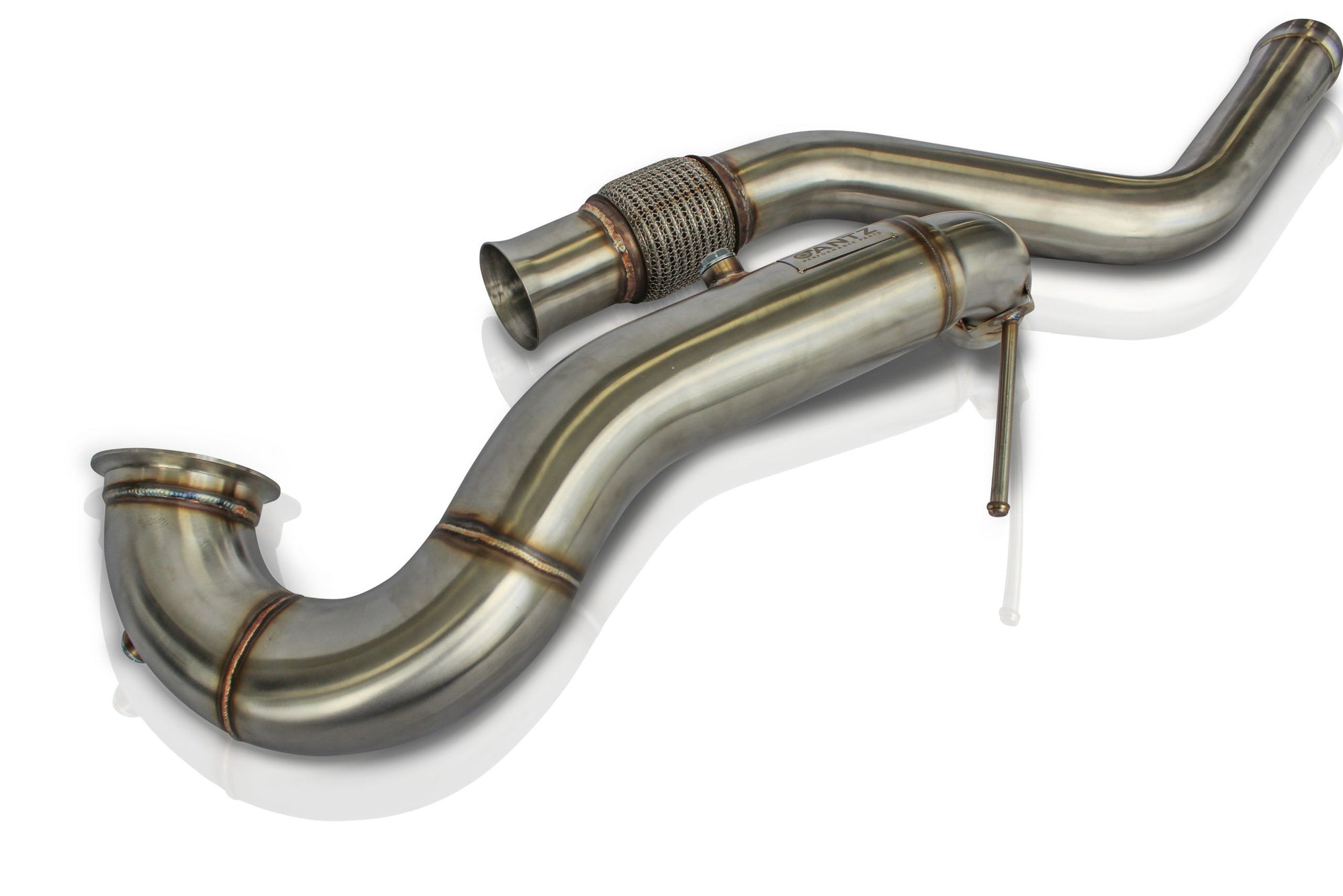 Mercedes Benz 3.5″ Race (Decat) Downpipe Mercedes A45 CLA 45 AMG W176