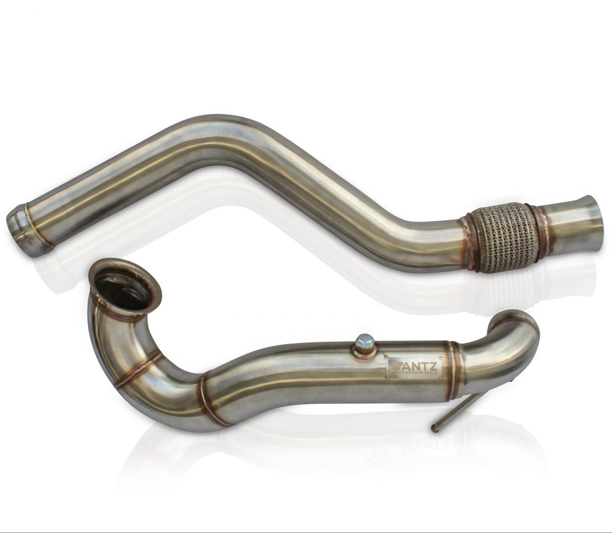 Mercedes Benz 3.5″ Race (Decat) Downpipe Mercedes A45 CLA 45 AMG W176