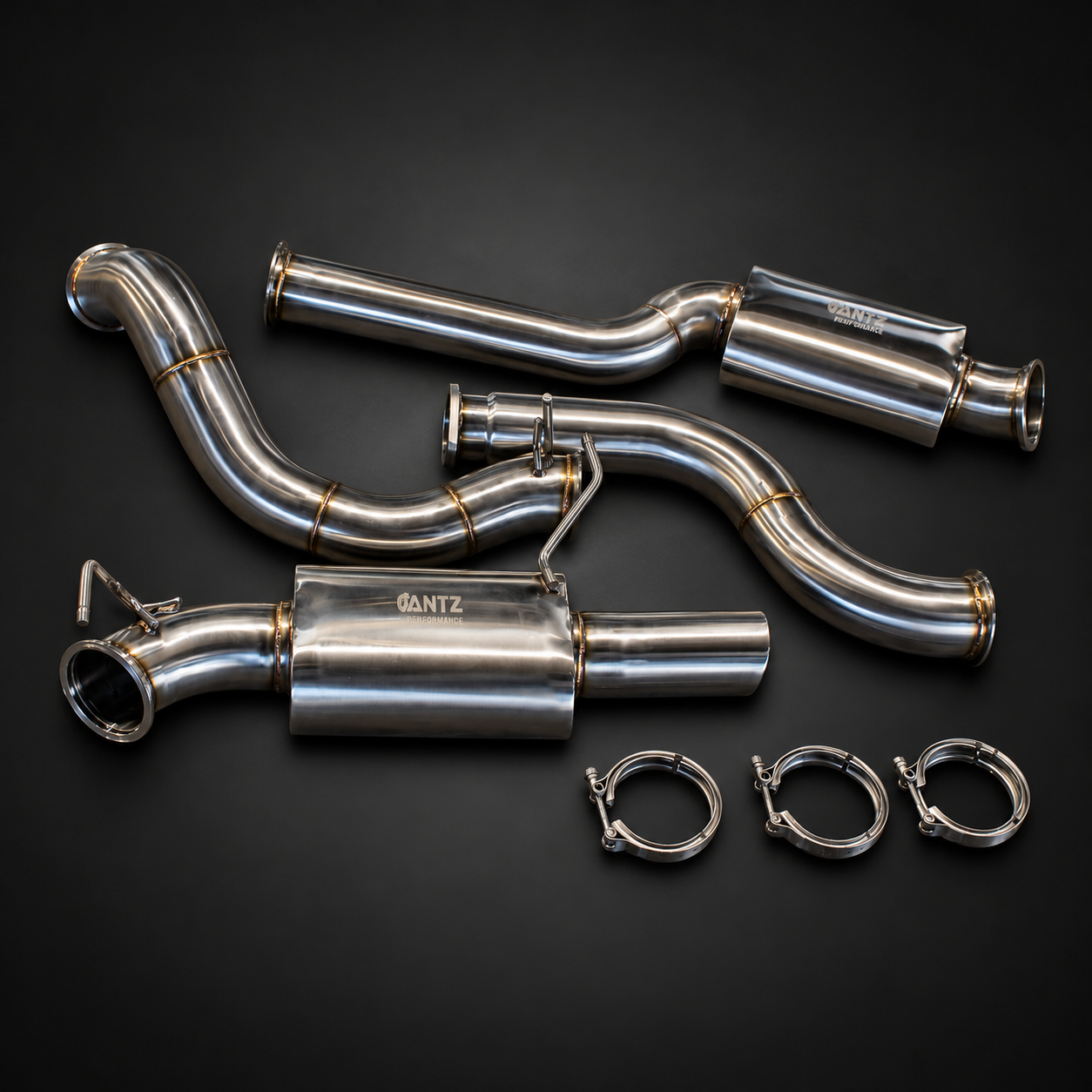 FG FGX 4" Cat-Back Exhaust - Sedan