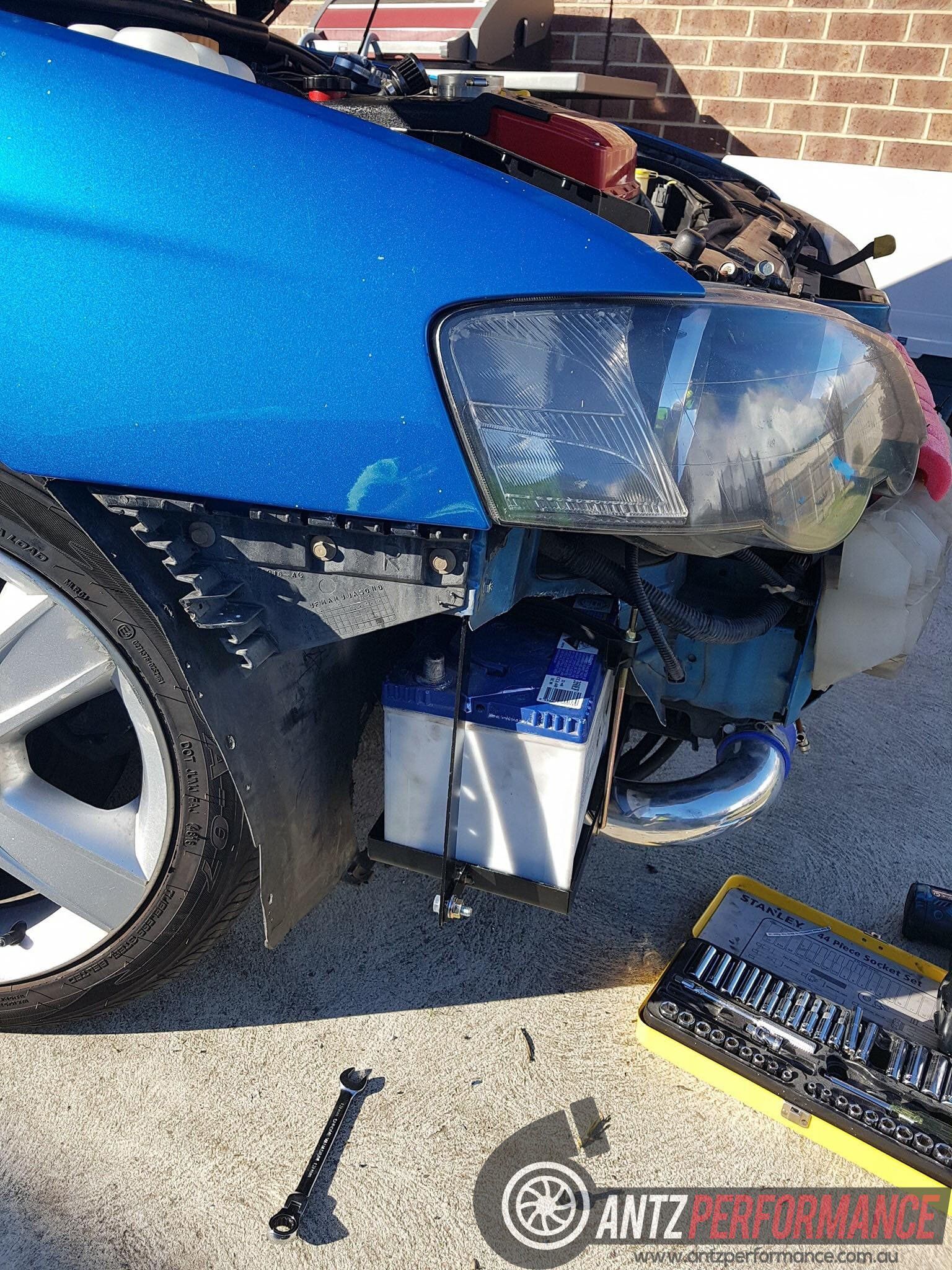 BA BF Battery Relocation Under Headlight / Behind Bumper Kit