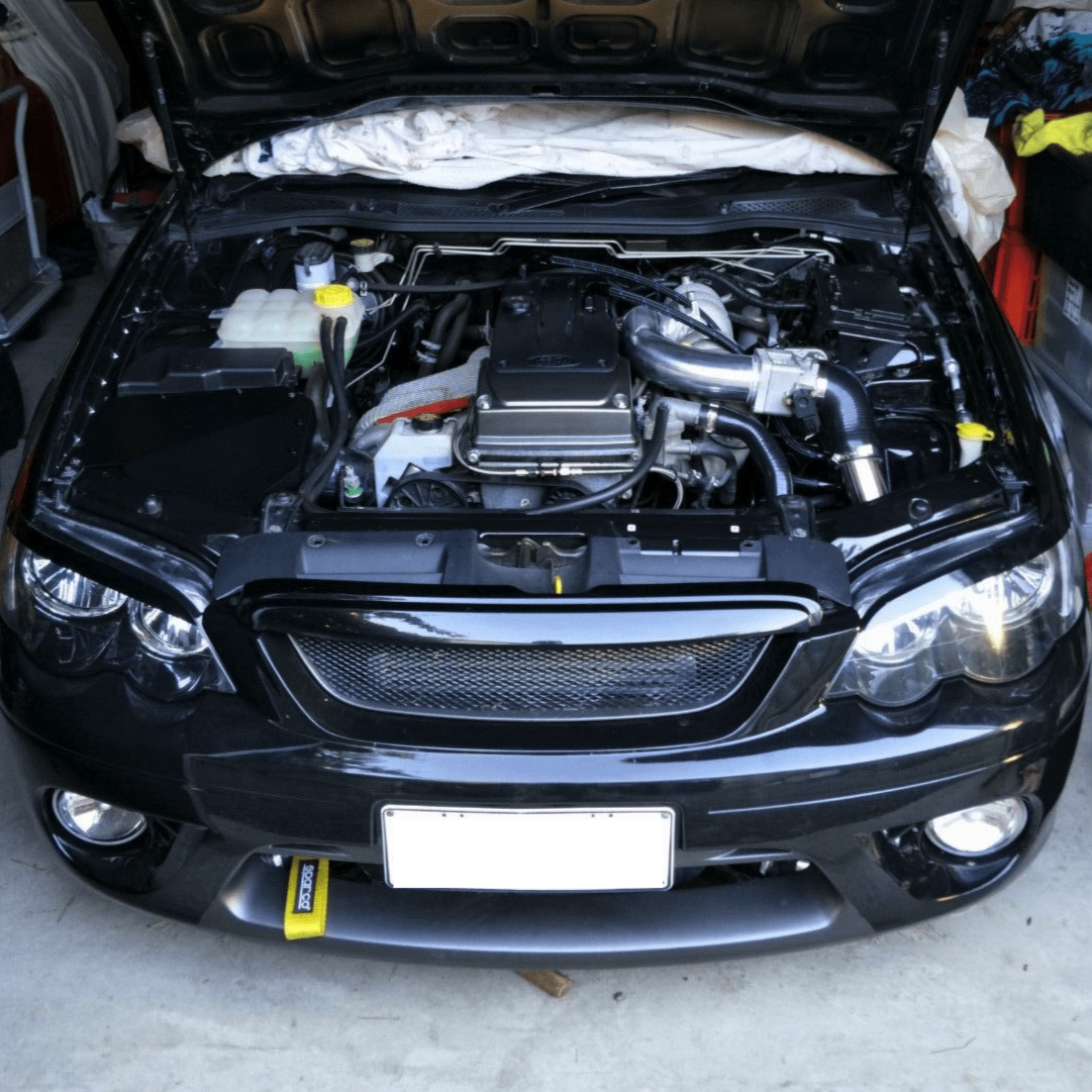 BA BF Turbo Side Airbox Cover - Stealth Black