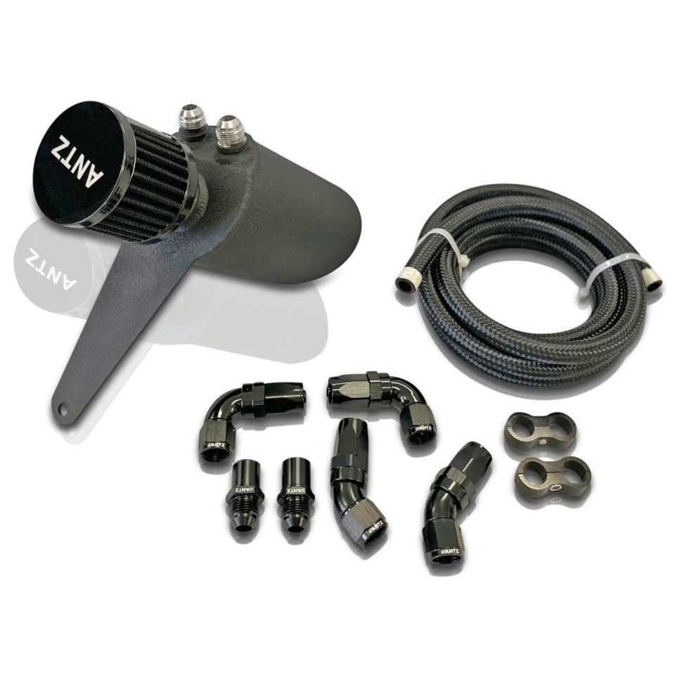 BA BF FG FGX Catch Can Race Kit (Braided Hose) AN8 KIT