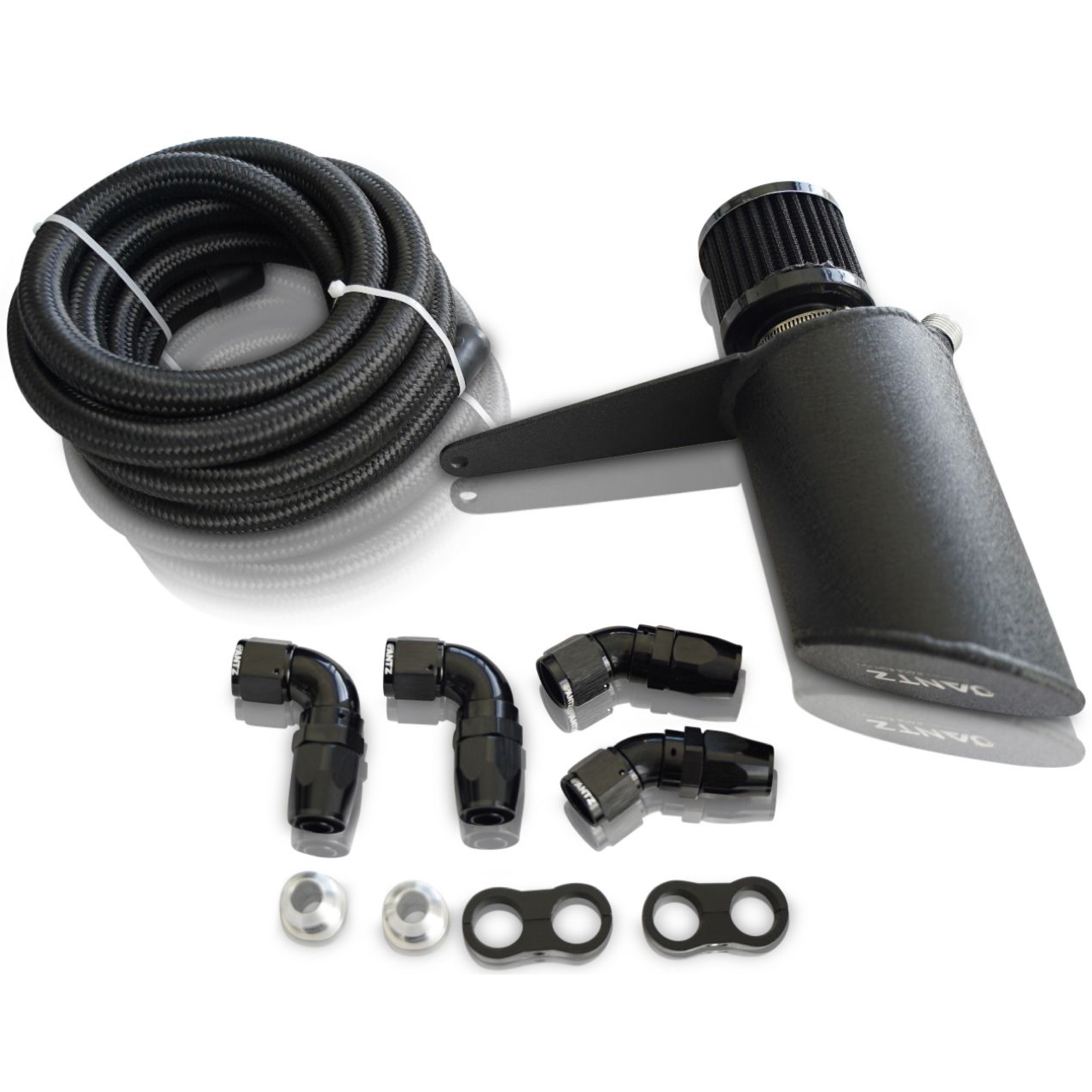 Ford BA BF FG FGX Catch Can Race Kit (Braided Hose) AN10 KIT