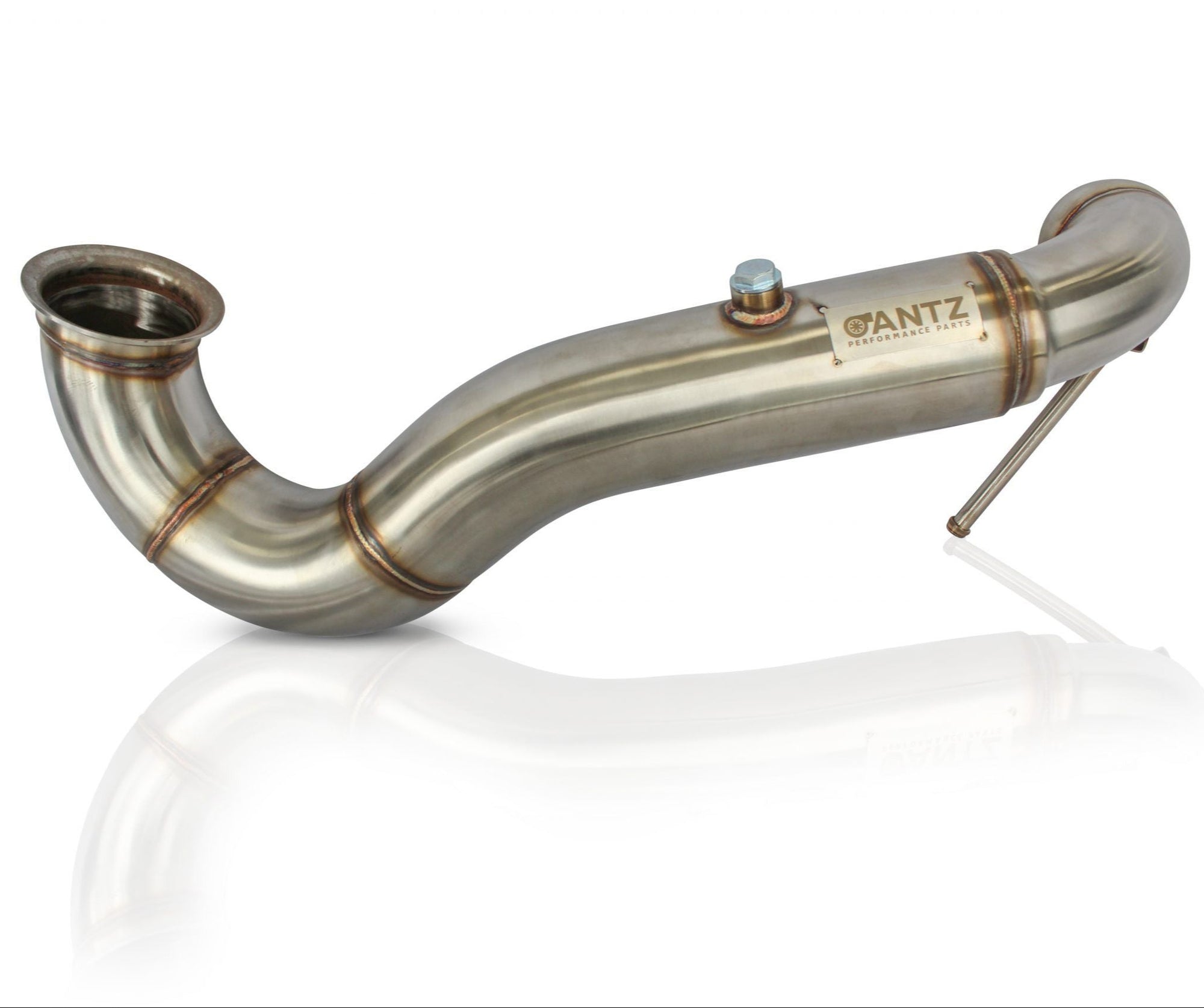 Mercedes Benz 3.5" Sports Downpipe Mercedes A45 / CLA 45 AMG (200cpsi) - Stainless Steel