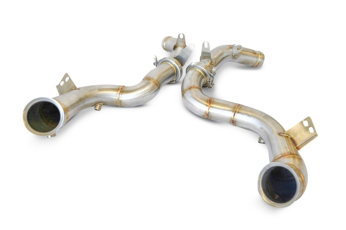 Mercedes Benz 3.5&quot; W213 E63 E63s Performance Downpipes Exhaust 2016 2017 2018 2019 2020 2021