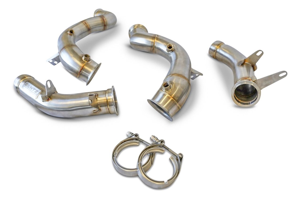 Mercedes Benz 3.5" W213 E63 E63s Performance Downpipes Exhaust 2016 2017 2018 2019 2020 2021