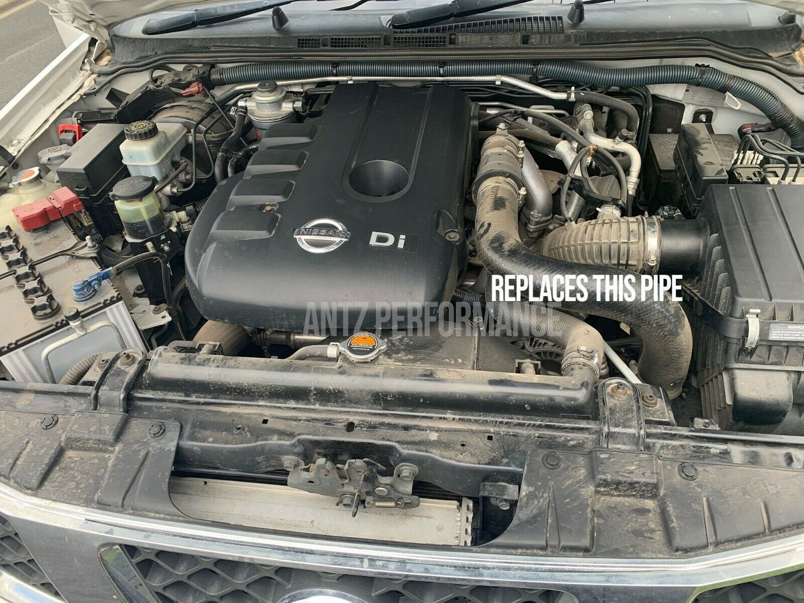 Navara D40 Turbo Hot Side Pipe Hose Clamp Both Ends Style - (2007-2011)